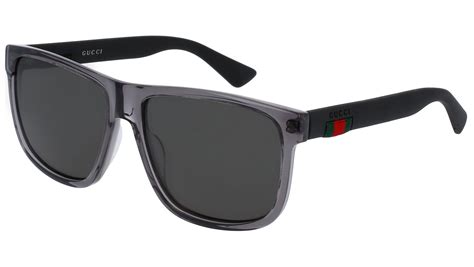 gucci gg0010s grey/grey one size|Gucci Grey Square Men's Sunglasses GG0010S 001 58 .